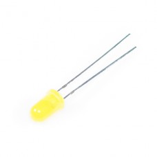 LED Diffused 5mm Yellow (pack of 5)